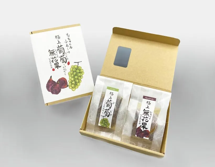 ドライフルーツ専門｜謹呈果実 いちかの商品「詰め合わせ［無花果］4個入り」